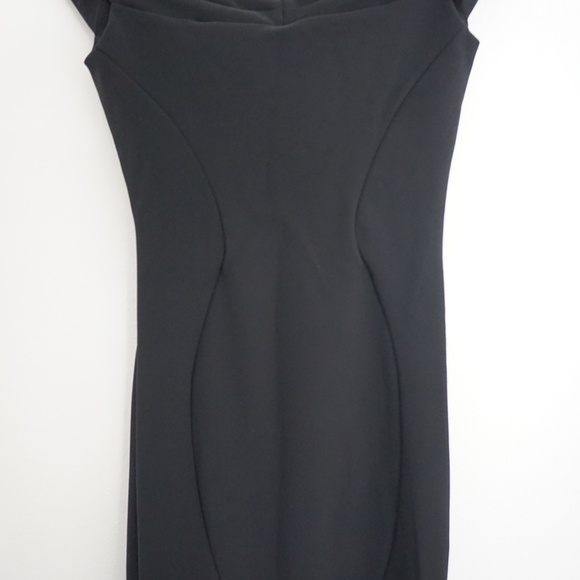 Chiara Boni La Petite Robe Black Elegant Fishtail Evening Black Bodycon Dress - Picture 14 of 16